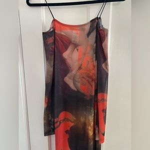 Jaded London Sheer Mesh Renaissance Dress